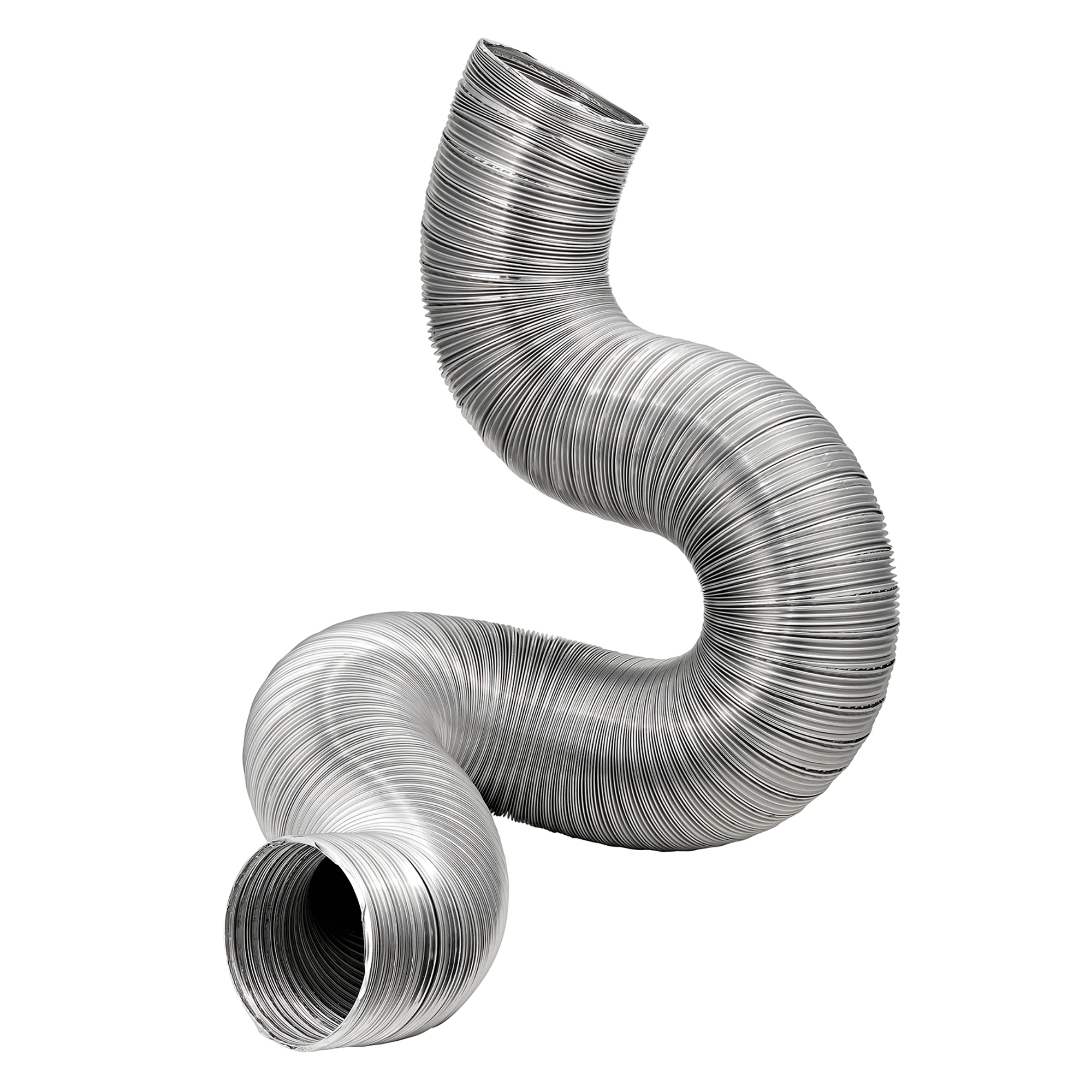 Lambro Flexible Aluminum Semi-Rigid Double-Lock Air Duct, 10in. Diameter, 8ft., 317DL